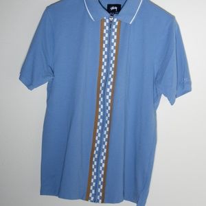 Stussy Zipper Polo Medium